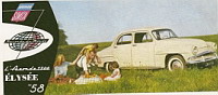 Simca Aronde Elysee, 1958